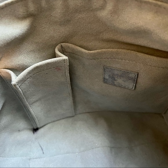 DEAL!!! Authentic Louis Vuitton Grey LE Monogram Olympe Nimbus PM Bag - Picture 3 of 7